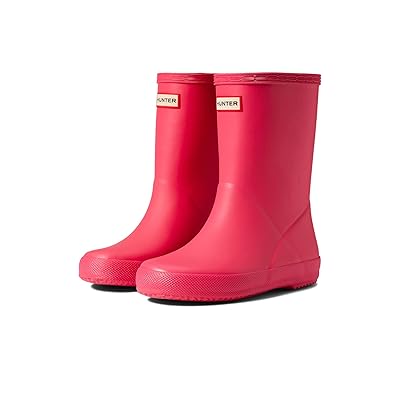 Hunter Kids First Classic (Toddler/Little Kid) Girls Shoes Bright Pink