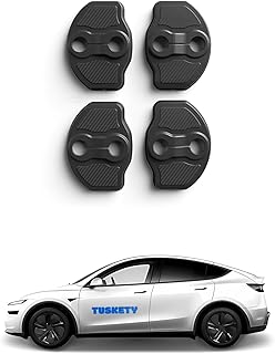 4PCS TPE Door Lock Latch Protector for Tesla Model Y (2025-2026) & Model 3 (2024-2025)