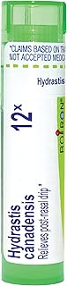 Boiron Hydrastis Canadensis 12X Homeopathic Medicine for Post-Nasal Drip - 80 Pellets