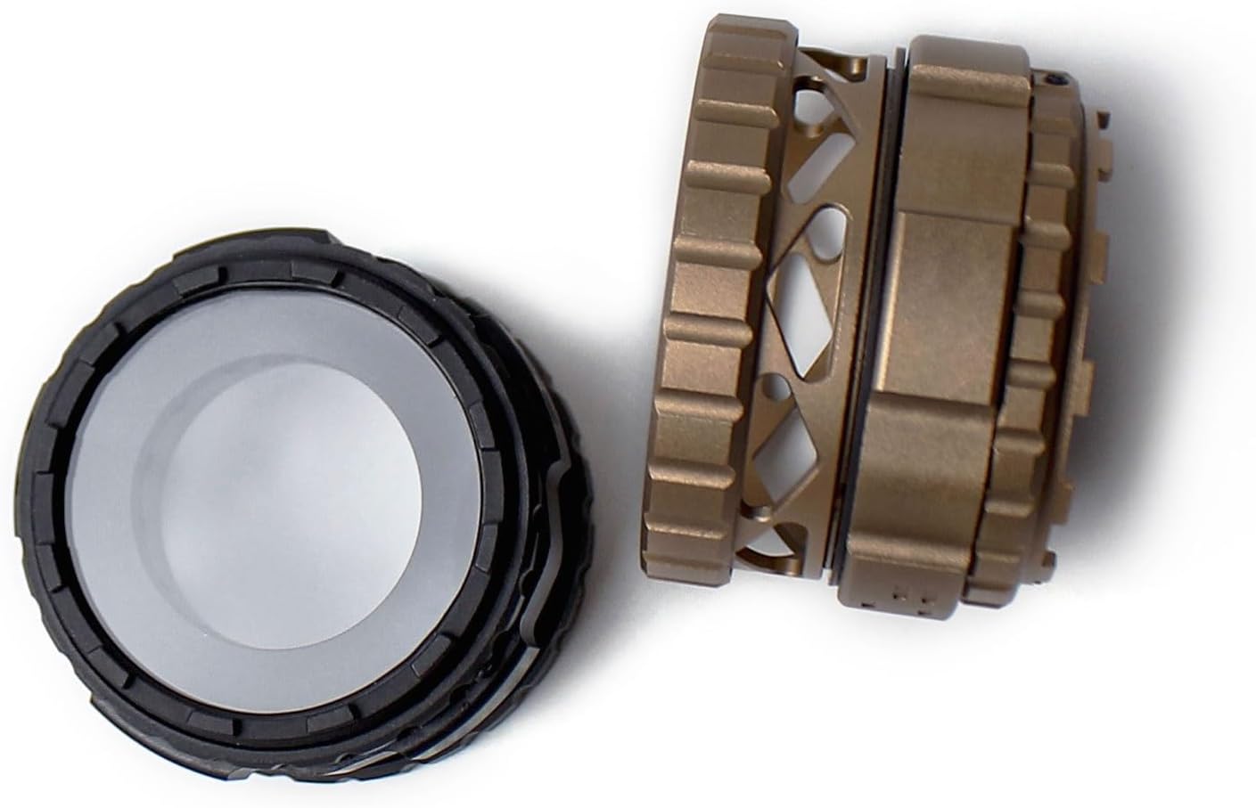 PVS31 NVG Protection Lens Cover, Adjustable Iris Light Shield, 6061-T6 Aluminum, Fits GPNVG (38mm) & PVS-31 Night Vision Device (31mm/32mm Objective Lens OD)