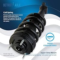 Vista 1706 de Detroit Axle - Kit de suspensión delantera de 10 piezas para Chevy Aveo Aveo5 Pontiac G3 Wave 2 Ready Struts Assembly 2 Enlaces de barra