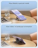 Vista 5 de Paquete de 2: SUPERONE para agarre de teléfono MagSafe, soporte magnético ajustable para anillo de teléfono extraíble compatible con accesorios