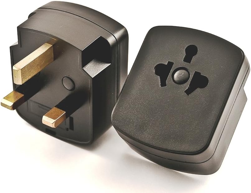 Power Bright PB-12 US to UK 3-Prong Travel Outlet Plug Adapter
