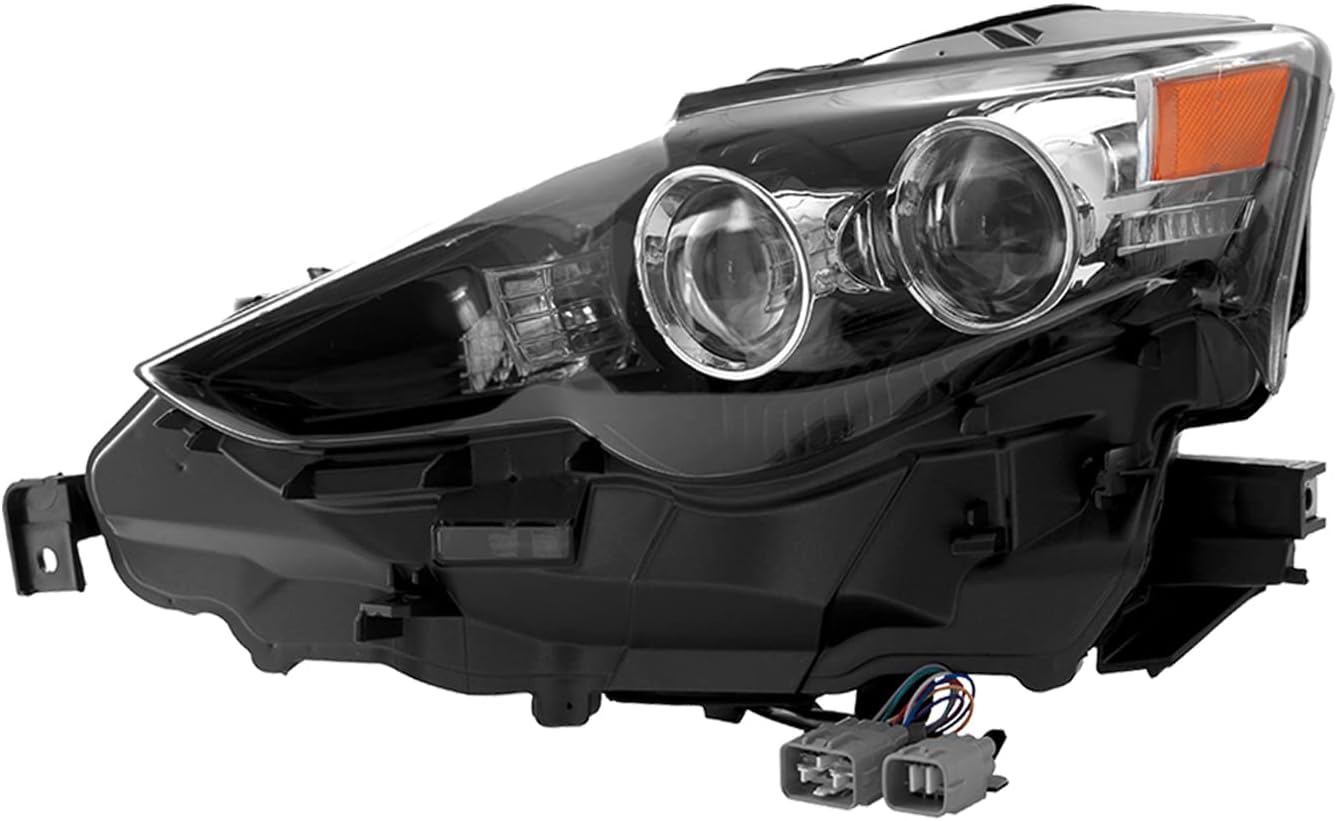 JSBOYAT Full LED Headlight Assembly Replacement for 2014-2016 Lexus IS350 2014-2015 IS250 2016 IS200t IS300 Headlamp w/o AFS Right Passenger Side