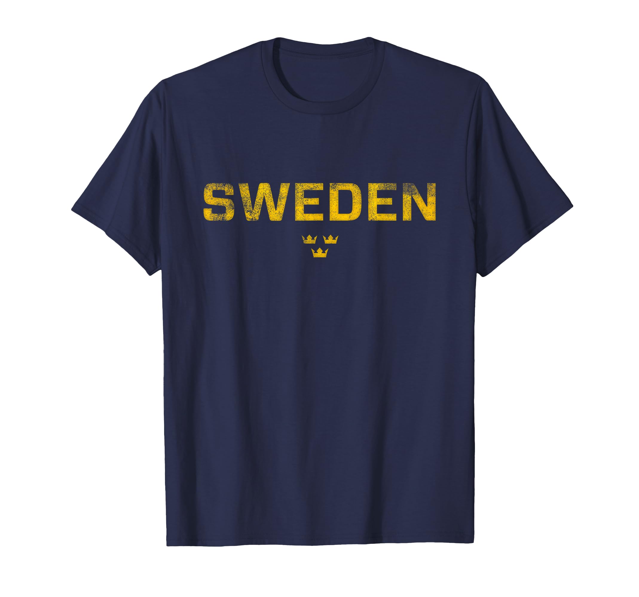 Sweden Sverige Sports Distressed Vintage T Shirt T-Shirt