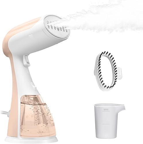 Vaporizador portátil de viaje para ropa, mini plancha de vapor de mano resistente al calor de 1350 W, calentamiento rápido 15S, apagado automático,