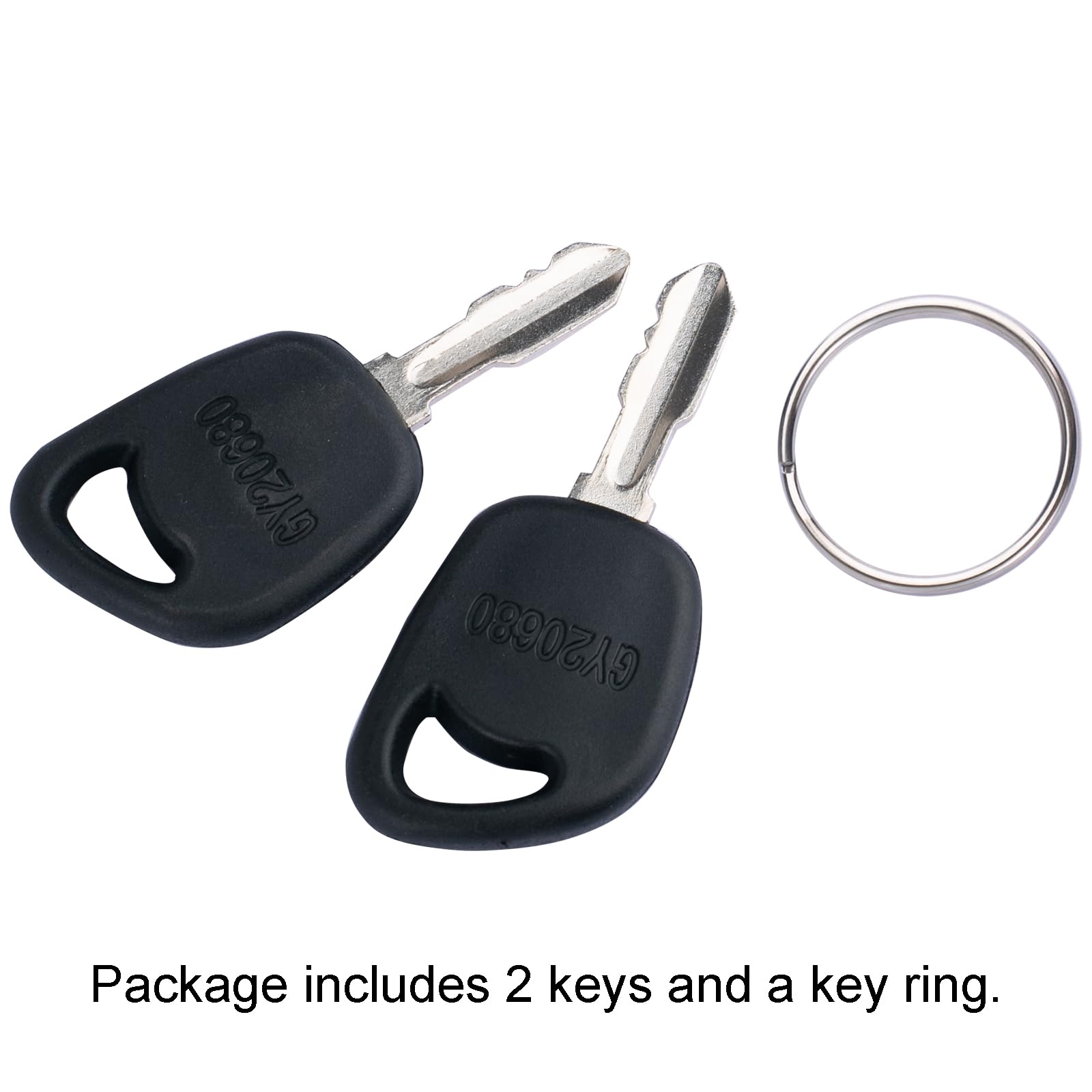 ZLKSKER 2PCS Equipment Keys GY20680 Ignition Keys Replacement for John/Deere Lawn Mower 1026R 2025R 2026R 100 LA LT SST X Series - Image 4