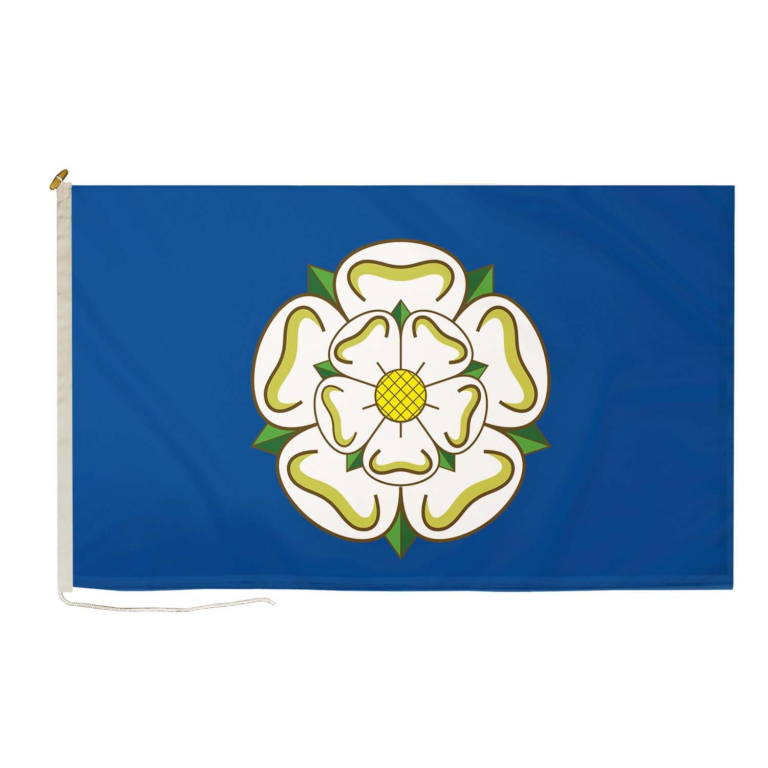 DuraFlag Yorkshire New Flag Premium Quality Flags With Rope & Toggle Fittings Reinforced Stitching 150gsm Suitable For Flagpoles (20" x 12" (50cm x 30cm))