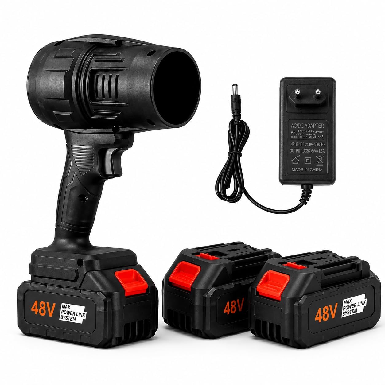 48V Cordless Air Duster Blower with 2 Lithium-Ion Batteries | High-Power Handheld Dust Cleaner for Computer, Car & Home | Portable Electric Blower with Strong Airflow & Rechargeable Battery Pack (S10)-picture-19