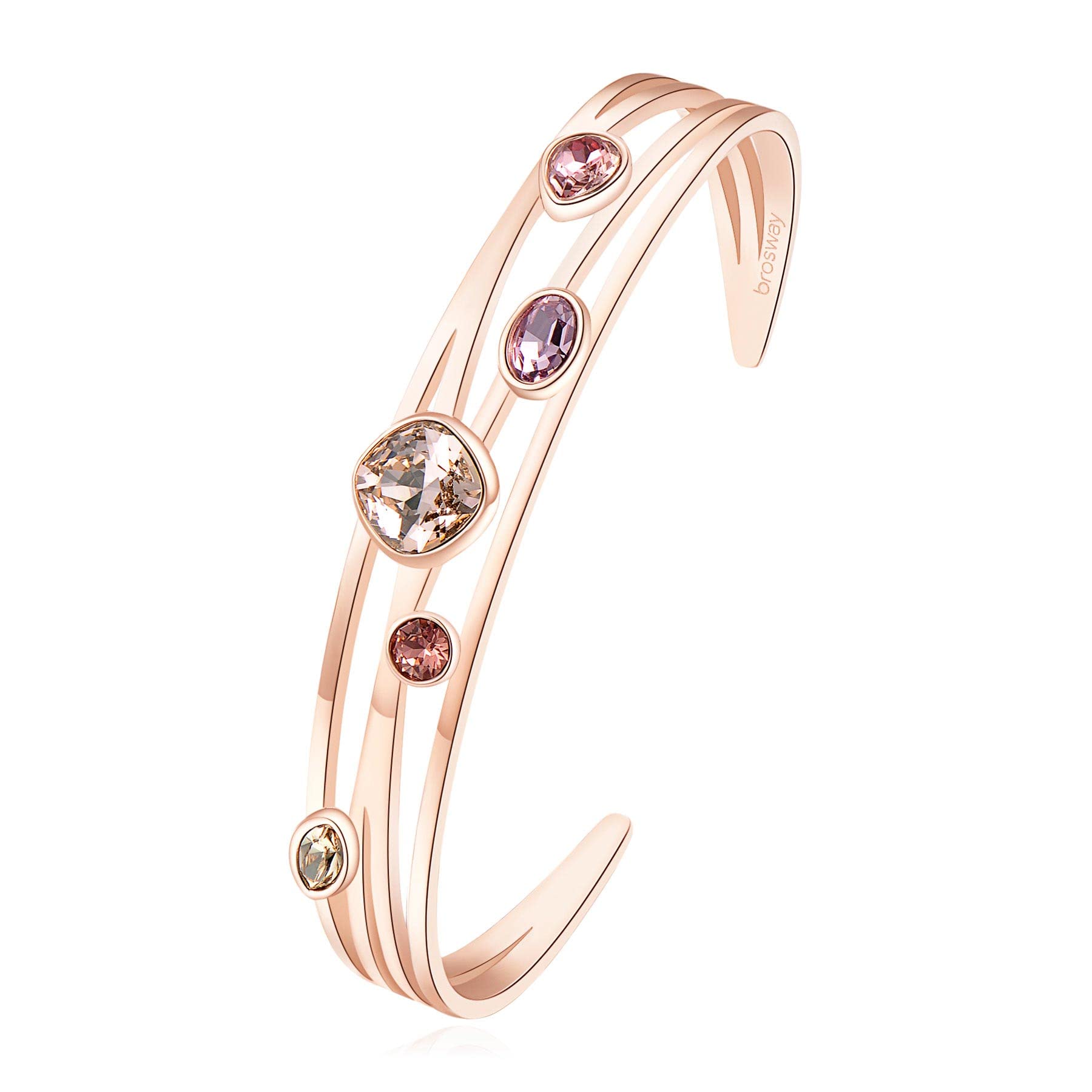 Bracciale Brosway BDY13 In Acciaio PVD Oro Rosa Con Swarovski Collezione Destiny 8053851029739
