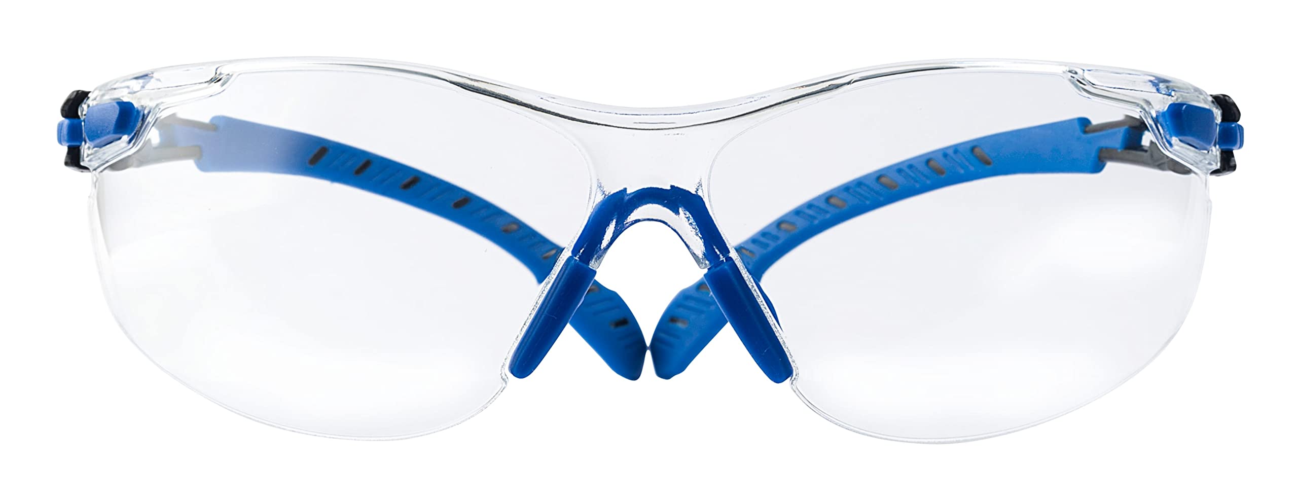 3M Anti-Fog Goggle with Scotchgard Protector (47210H1-VDC-PS): Eyewear (Black/Blue, Clear Lens)