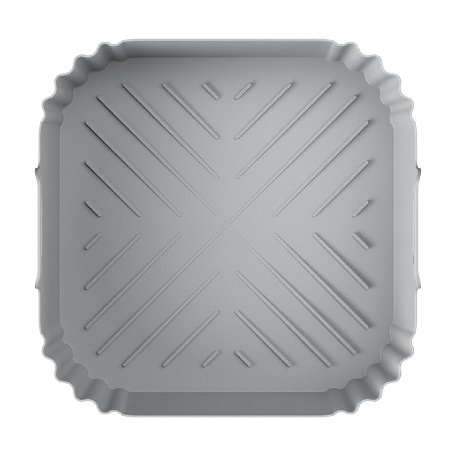 Msioytog Silicone Air Frying Machine Liner Replacement for NA230 Air Frying Tray Baking Oven Square Silicone Machine Bake Pan