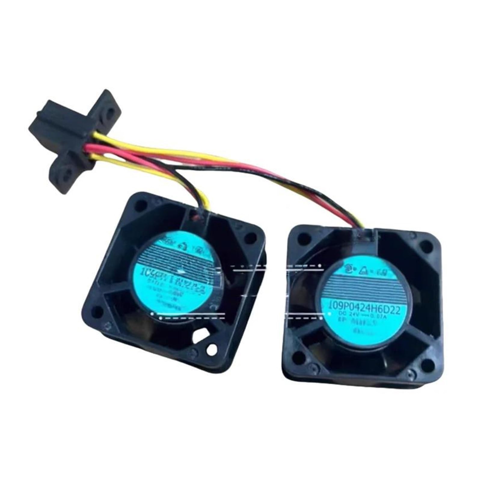 YMUGUEGH 109P0424H6D22 4020 DC24V 0.07A 4CM Cooling Fan(A pair)