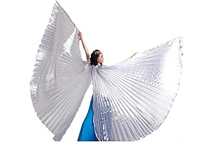 Women's Egyptian Belly Dance Costume Bifurcate Isis Wings