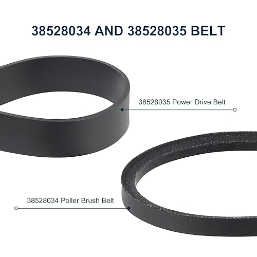 Miniatura 2 de 38528034 y 38528035 - Juego de cinturones de vacío compatibles con Hoover WindTunnel autopropulsado cinturón de túnel de viento 2 piezas