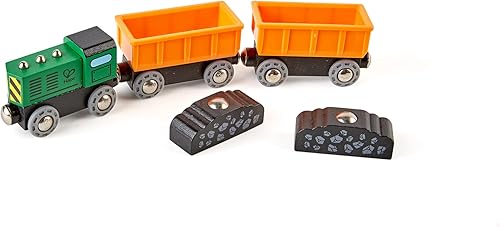 Miniatura 2 de Hape Tren de carga diesel ferroviario, L: 9.8, W: 1.4, H: 1.9 pulgadas