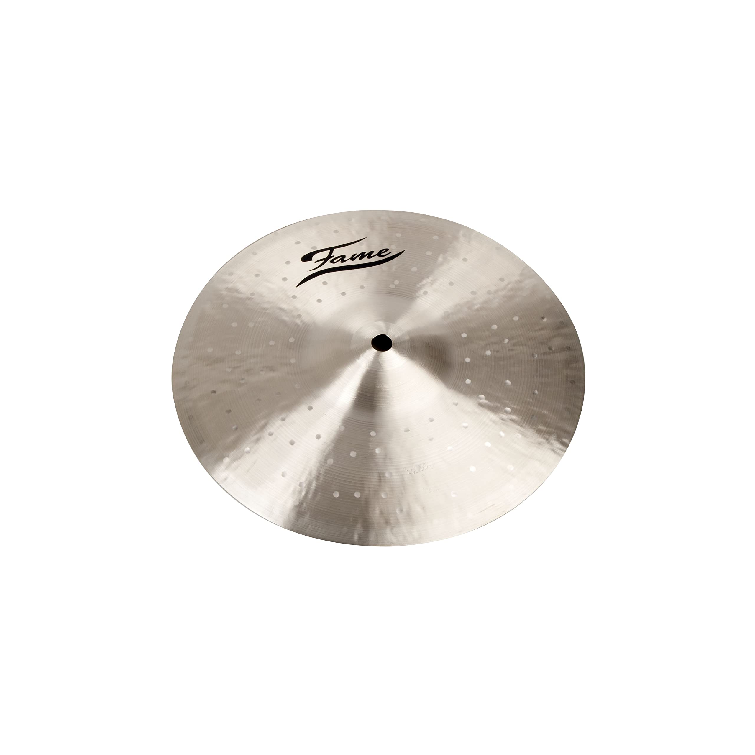 Fame Masters B20 Splash 10 Zoll Becken, Handgehämmert in der Türkei, B20 Bronze, Explosiver Attack, Trocken und Definiert, Ideal für Rock, Pop, Fusion Musikstile