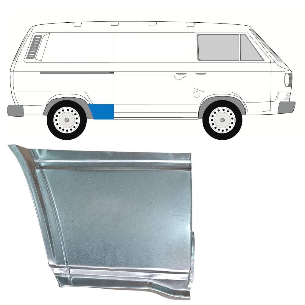 Reparaturblech Kotflügel hinten für Volkswagen Transporter T3 1979-1992 / Rechts