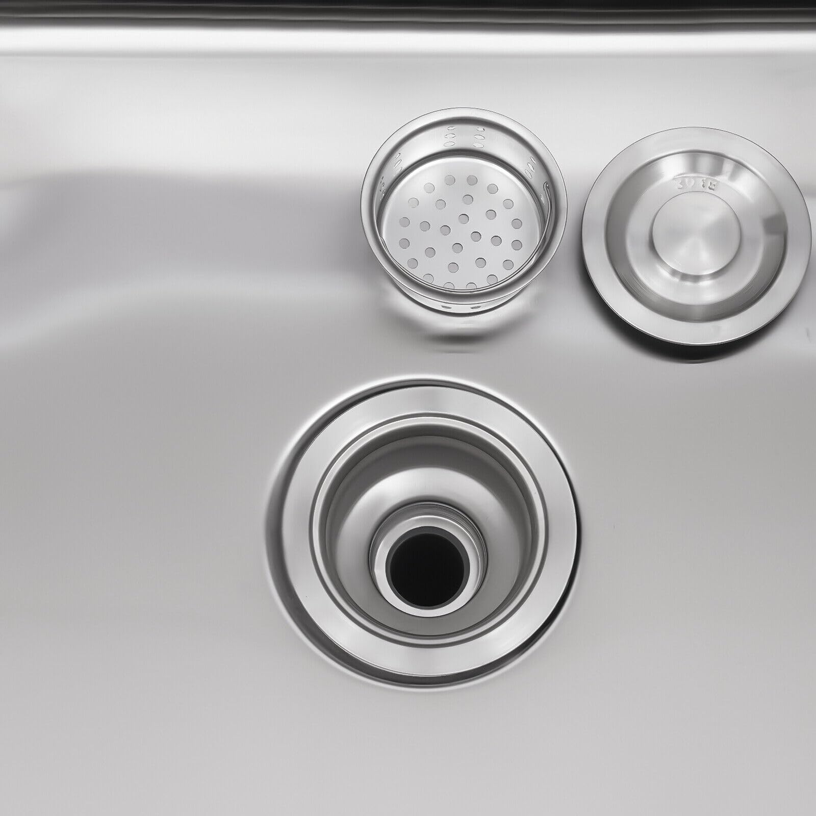 KüChenspüLe SpüLtisch Rechts GastrospüLe Waschtisch Edelstahl SpüLbecken SpüLtheke EdelstahlspüLe Mit Klopfen Waschbecken Faucet KüChe SpüLe Garten CampimgspüLe SpüLtische 1 Becken 100X60cm