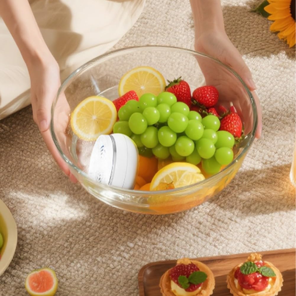 IPX7 bewertetes Obst- und Gemüsereinigungsgerät mit schnurlosem Komfort und effizienter Entfernung von Verunreinigungen (frisches Grün)