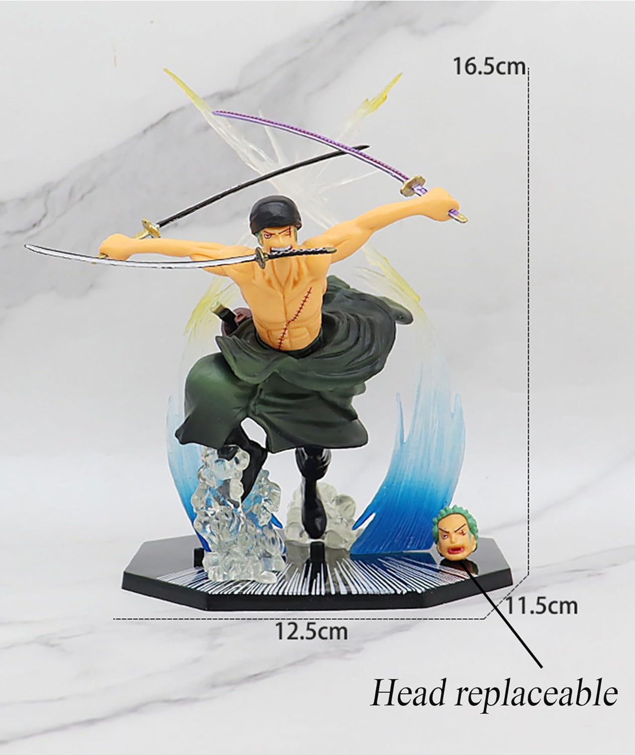 Roronoa Zoro Action Figure - One Piece Collectible -3