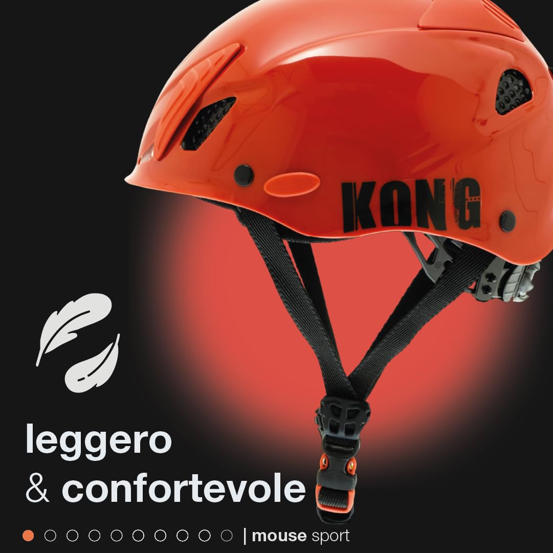 Kong 997006A - Casco Ligero calota en ABS, Color Blanco, Talla Universal (52-63cm)