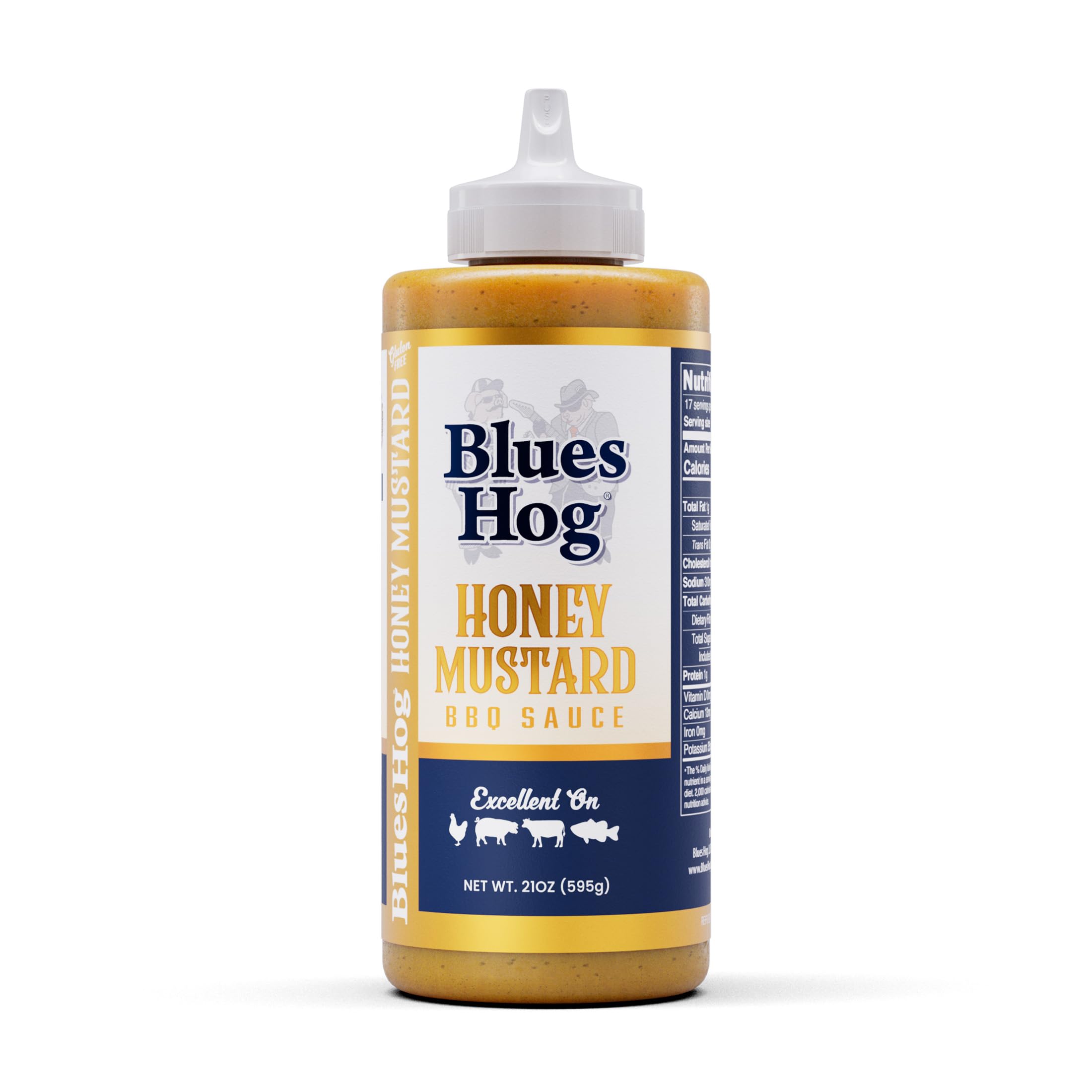 Blues Hog - Honey Mustard Sauce Squeeze Bottle - 595g