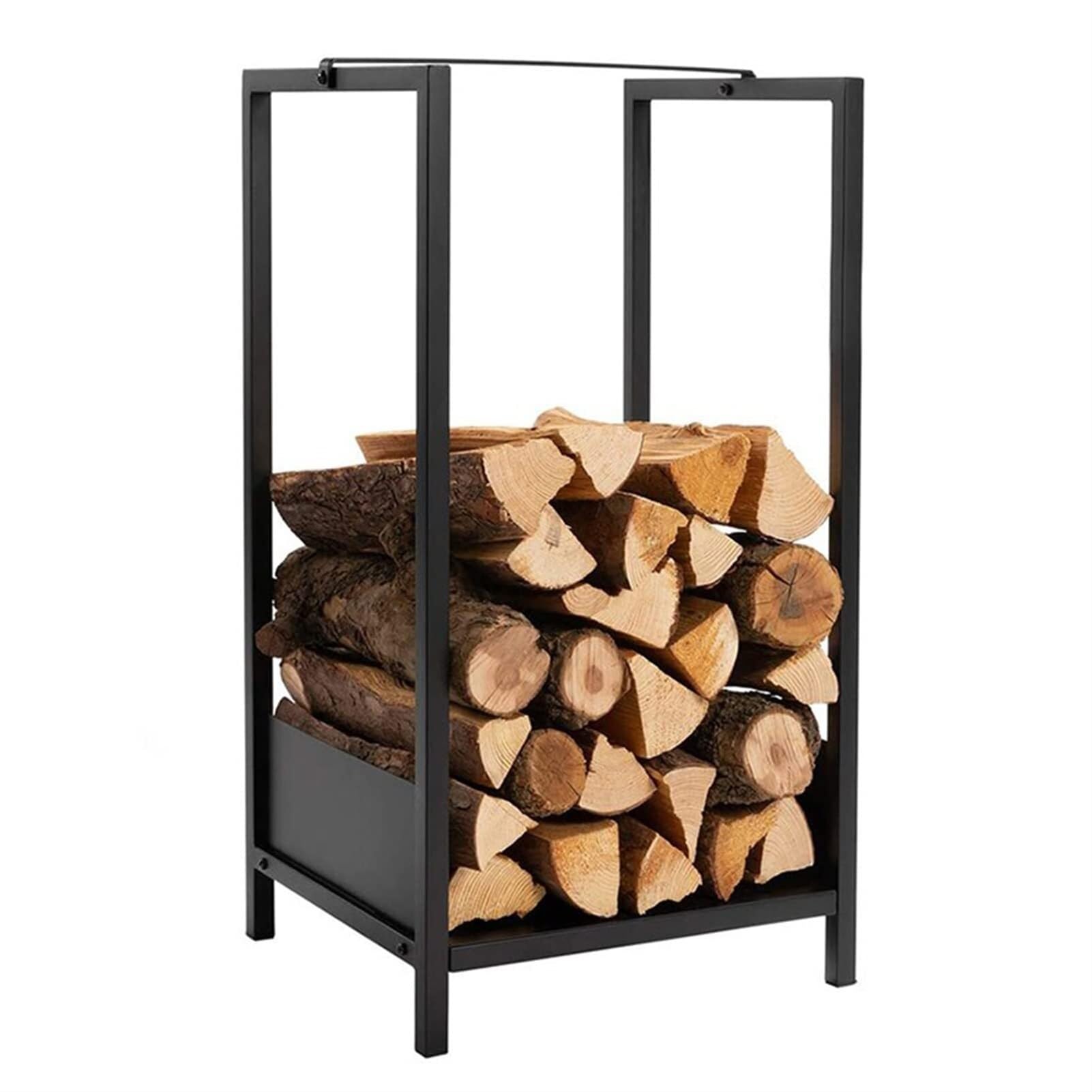 Range-bûches de style campagnard pour vos soirées au coin de la cheminée