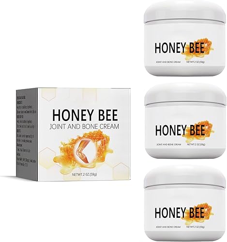 Bálsamo de veneno y hueso de abeja australiana - Crema con miel y gel, 3 cajas