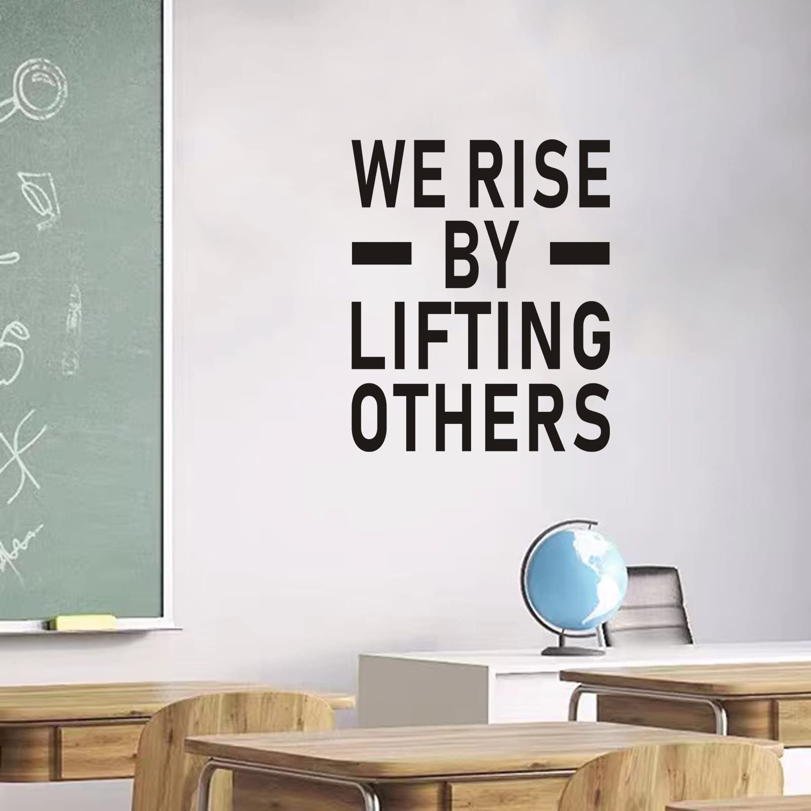 Inspirational Quotes Wall Decals for Classroom: Motivational Office Bedroom Gym School Vinyl Art Wall Stickers