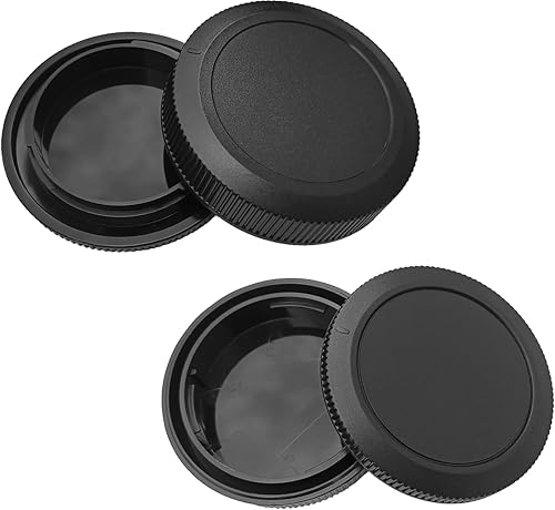 Miniatura 2 de Tapa del cuerpo + tapa de lente trasera para cámara Canon RF Mount EOS R100 R50 R10 R8 R7 R6 R5 R5C R3 R RP (para accesorios), Hxdzieory (paquete de