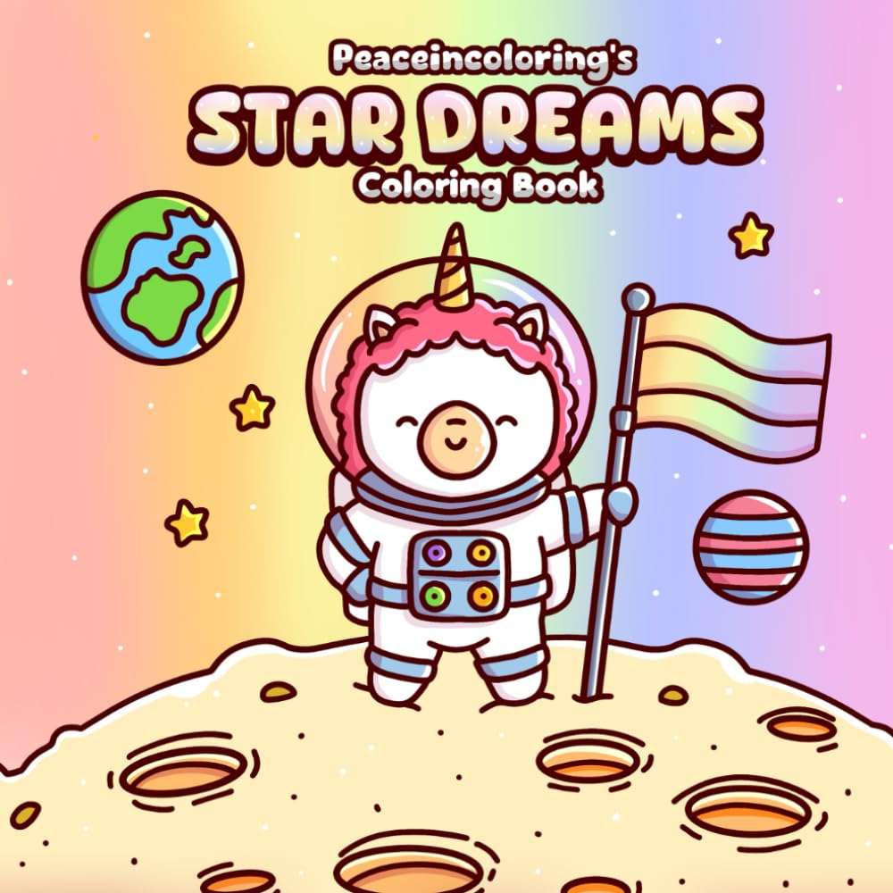 Peace In Coloring Star Dreams Coloring Book