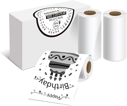 ORGSTA Thermal Paper Roll, 57mmx6m Printable Thermal Receipt Paper -3 Rolls