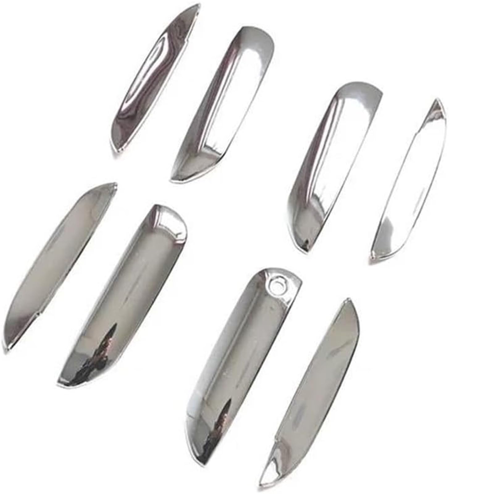Glymzoi Car Exterior Door Handles Car Left Exterior Door Handle for Jazz MK3 2008-2013 Carbon Fiber for Chrome
