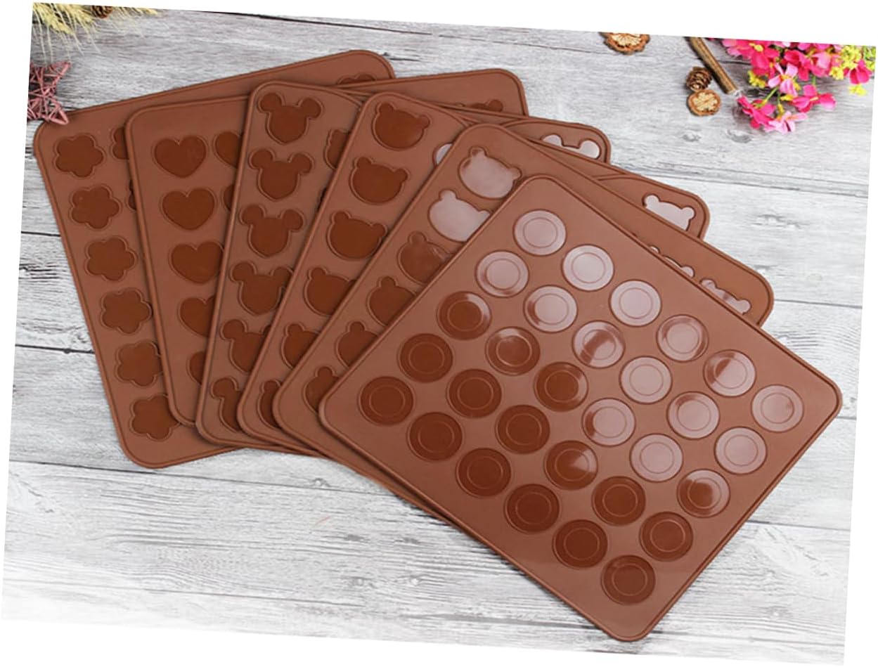 Ciieeo Food Grade Silicone Baking Mold Macaron Pastry Mat Dishwasher Safe Reusable