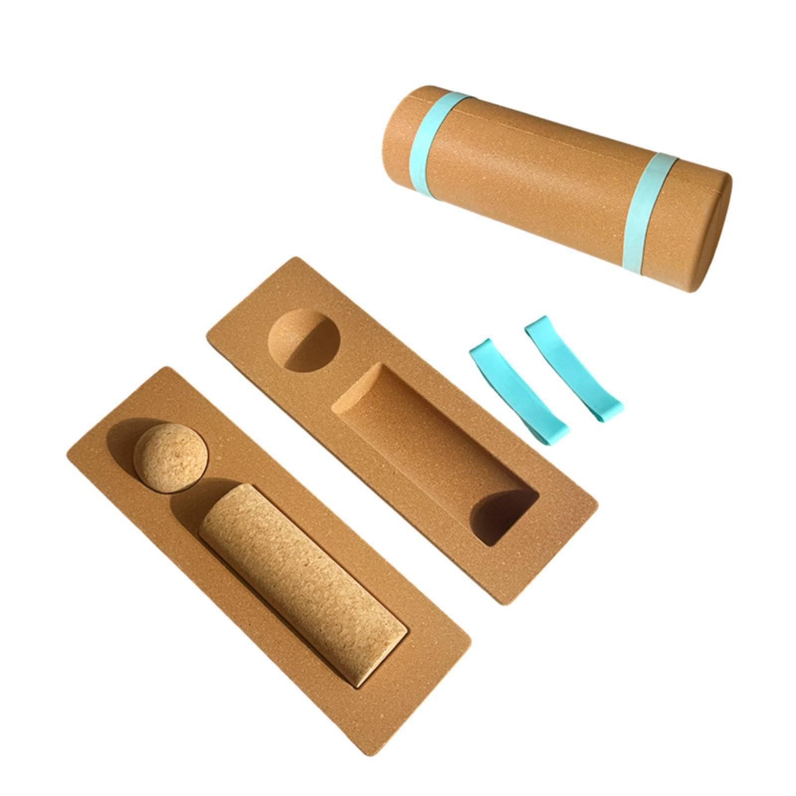 Balance Board Set Tavola Equilibrio Allenamento Roller Massaggio Ball Rafforzatore Piedi Materiale Silicone Funzione Antiscivolo Adatto Ad