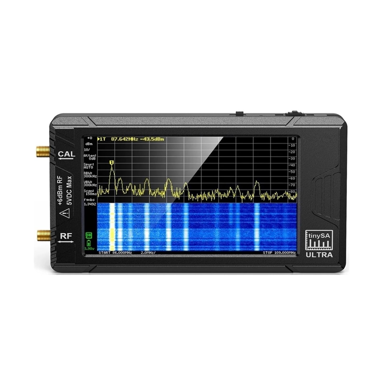 4 zoll NanoVNA LiteVNA ULTRA Vector Network Analyzer HW HF VHF UHF SWR Phase Verzögerung Smith Diagramm Antenne Analysator(TinySA-ULTRA-4 inch)