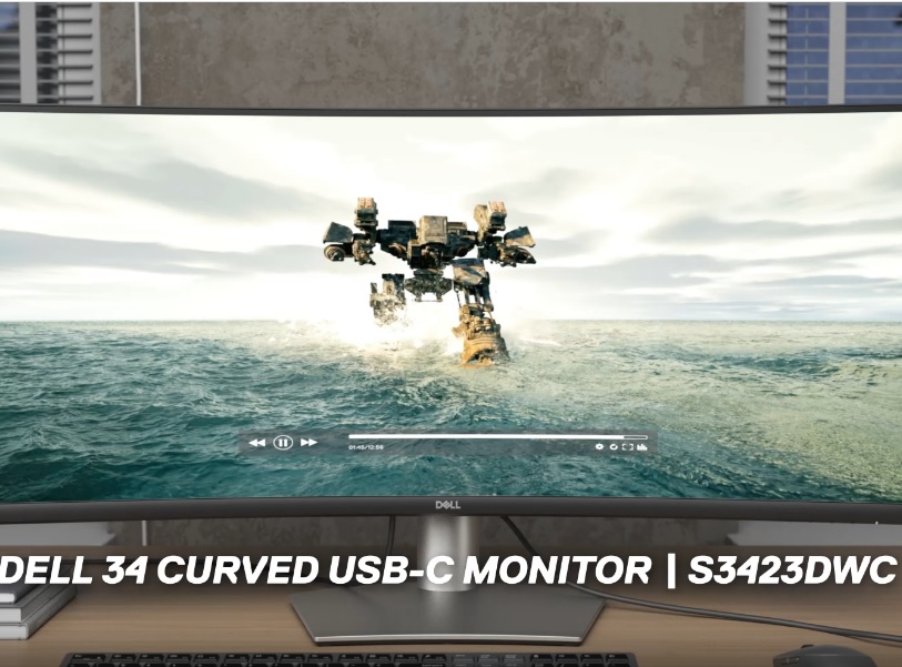 Amazon.com: Dell S3423DWC Curved USB-C Monitor - 34-Inch WQHD