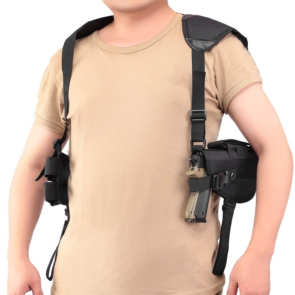 Holster D'épaule Vertical, étui De Pistolet Vertical Pour La Plupart Des Types De Pistolets Étui