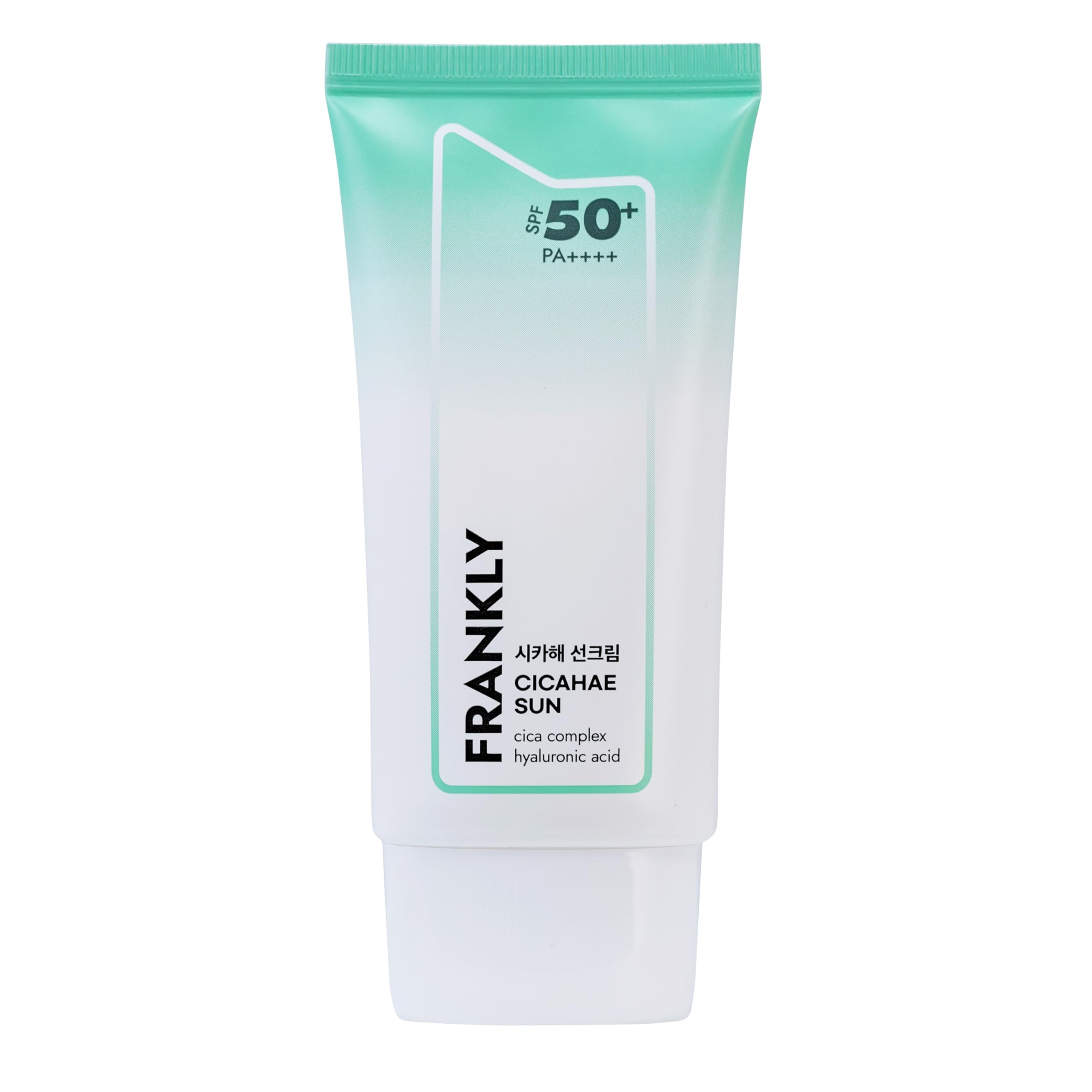 FRANKLY(フランクリー) 日焼け止め シカヘサンクリーム SPF50+ 50mL しっとり鎮静水分クリーム UVカット 紫外線対策 CICA ヒアルロン酸 保湿 うるおい 水分 乾燥 ハリ ツヤ肌 韓国コスメ