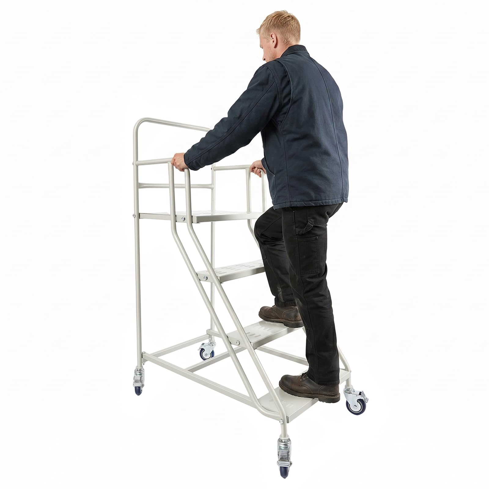 400KG 4-stufige Rolltreppe, Werkzeughalter für Lager Geschäfte Bibliotheken