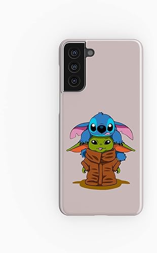 Kawaii Star-Wars The Child Baby Yo-da GRO-gu - Linda funda rígida de plástico compatible con Samsung Galaxy S22+ de 6.6 pulgadas 2022 (puntadas)