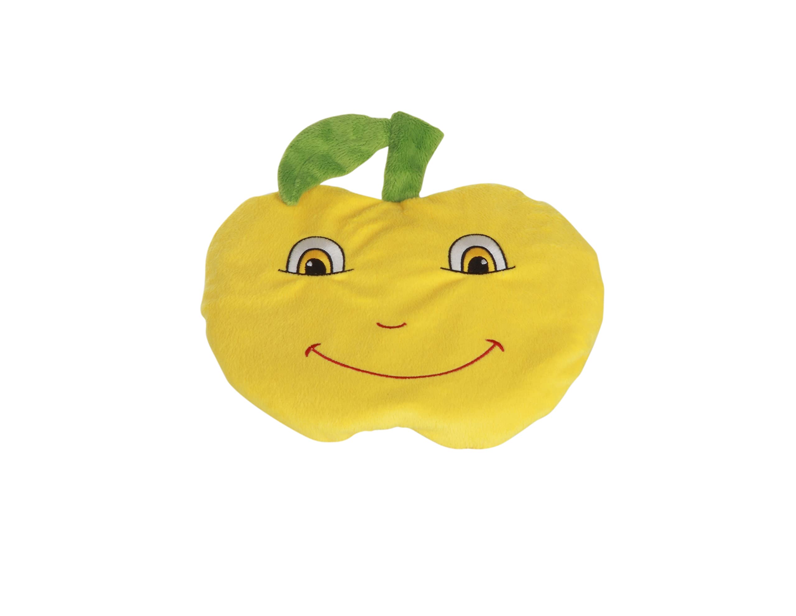 Habibi Plush Warm Cushion Lemon