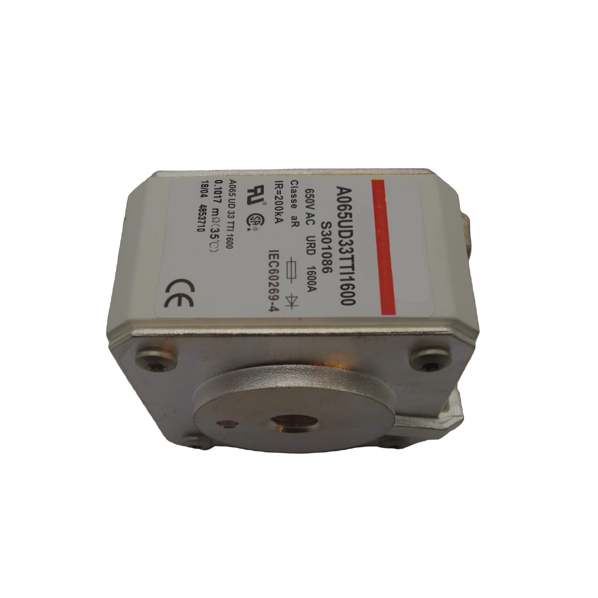 VSPPJYFG 650V 1600A Ceramic Square Body Fuse A065UD33TTI1600 fuse link