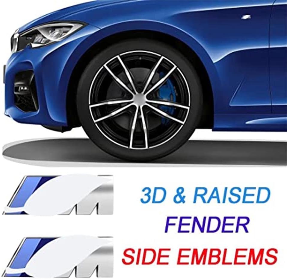 Buy KENPENRI Badge Rear Emblems Fender Side Emblems Sport Badge 3D