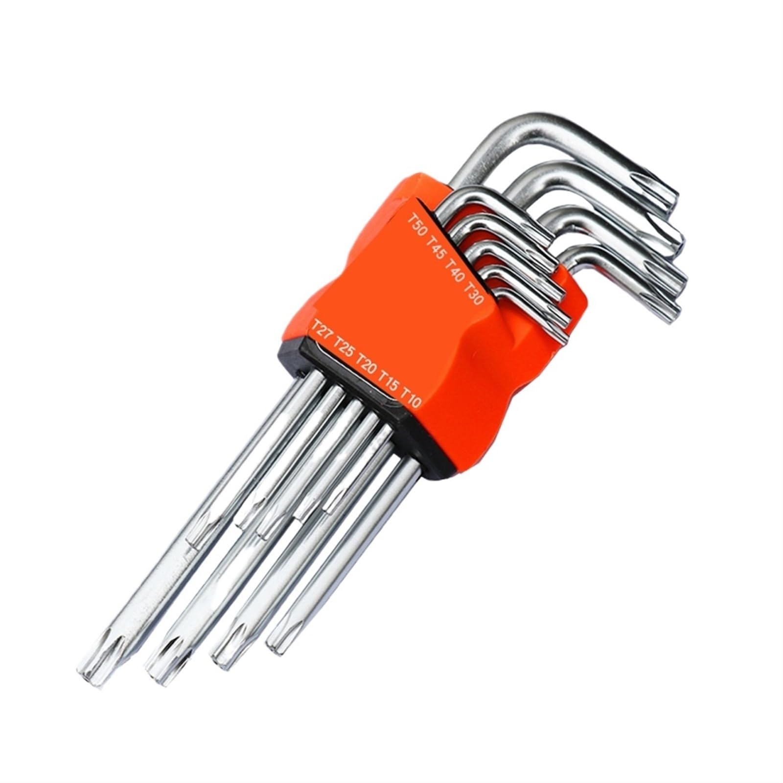 Hnulgvi Torx Head 9Pcs L Type Hexagonal Spanner With Flat Head L Type Double-End Screwdriver Hex Wrench Set Allen Key Hexagon Flat Ball Torx Star Head Spanner Hand Tools(Torx Head 9Pcs L)