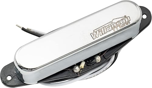 Vista 8 de Juego de pastillas de cuello y puente Wilkinson WOVT de baja gauss vintage Nashville cerámica para guitarra eléctrica estilo Tele Juego