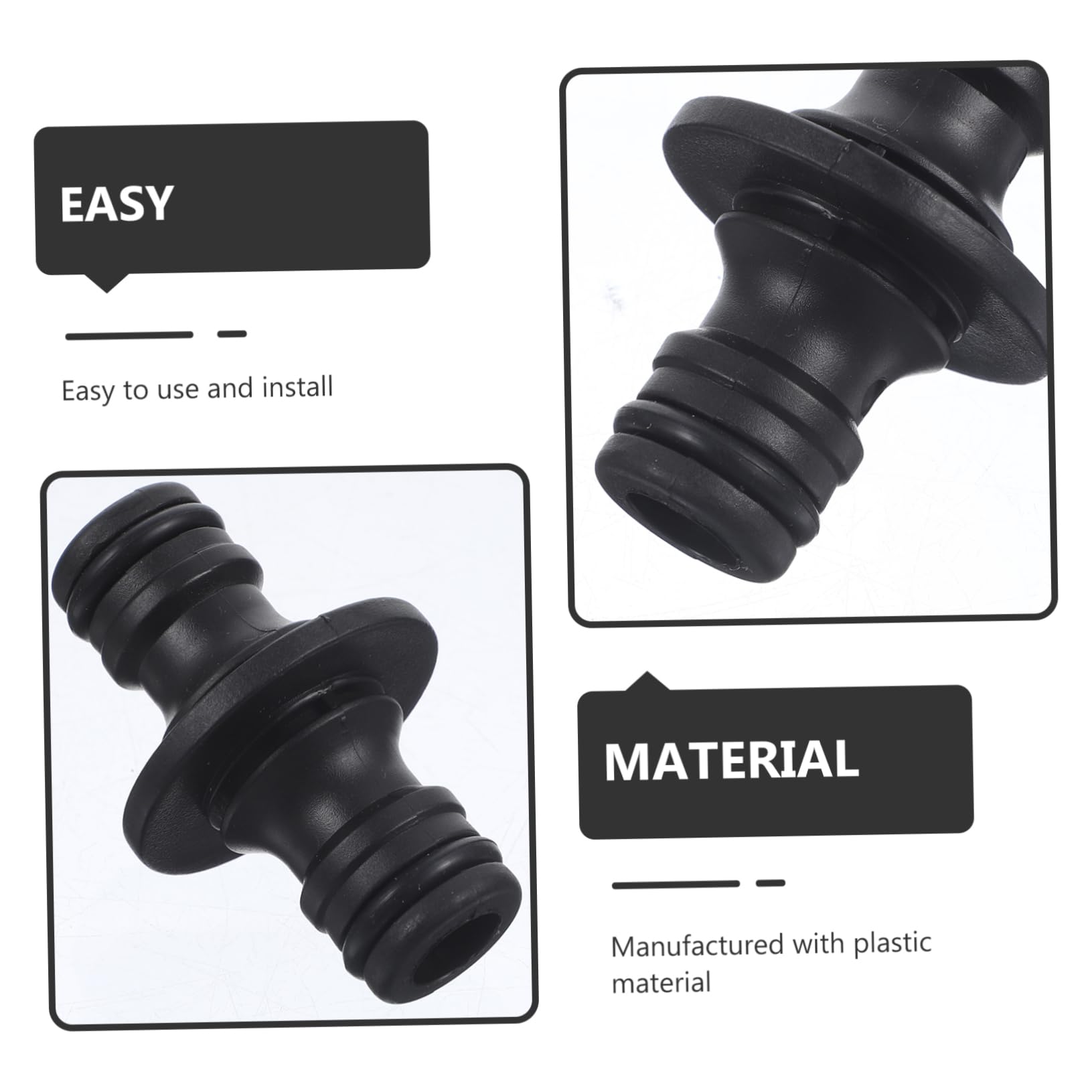 INOOMP 4 set Raccordo Rapido Per Tubo Flessibile Raccordo Per Tubo Flessibile Raccordi Da Giardino Per Prolunga Adattatore Per Tubo Flessibile Da Giardino Per Esterni 25 pezzi*4