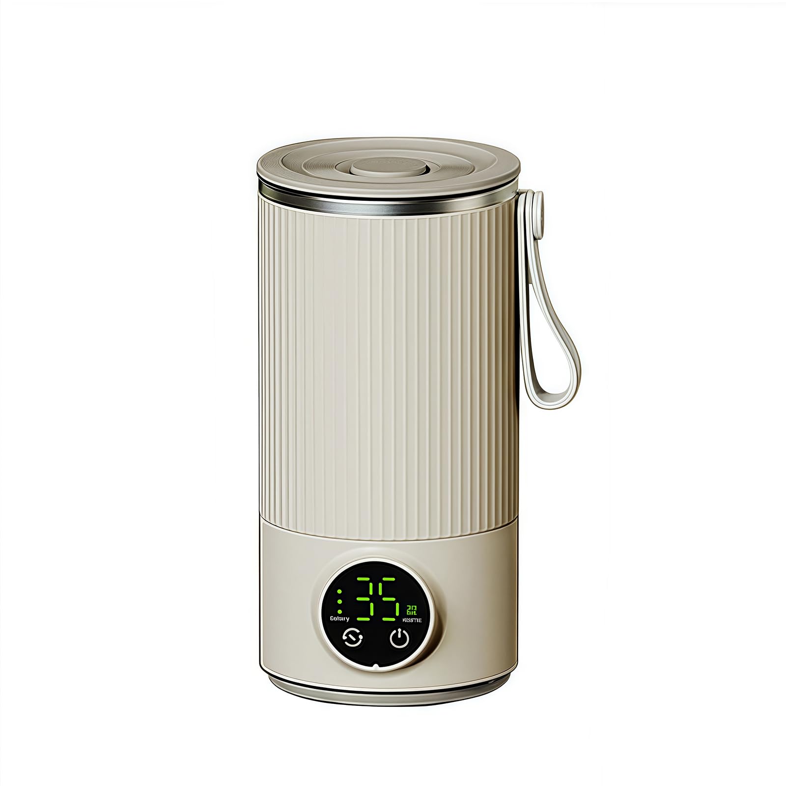 Mousseur lait vapeur portable 4 en 1 sans fil acier inoxydable écran commande température