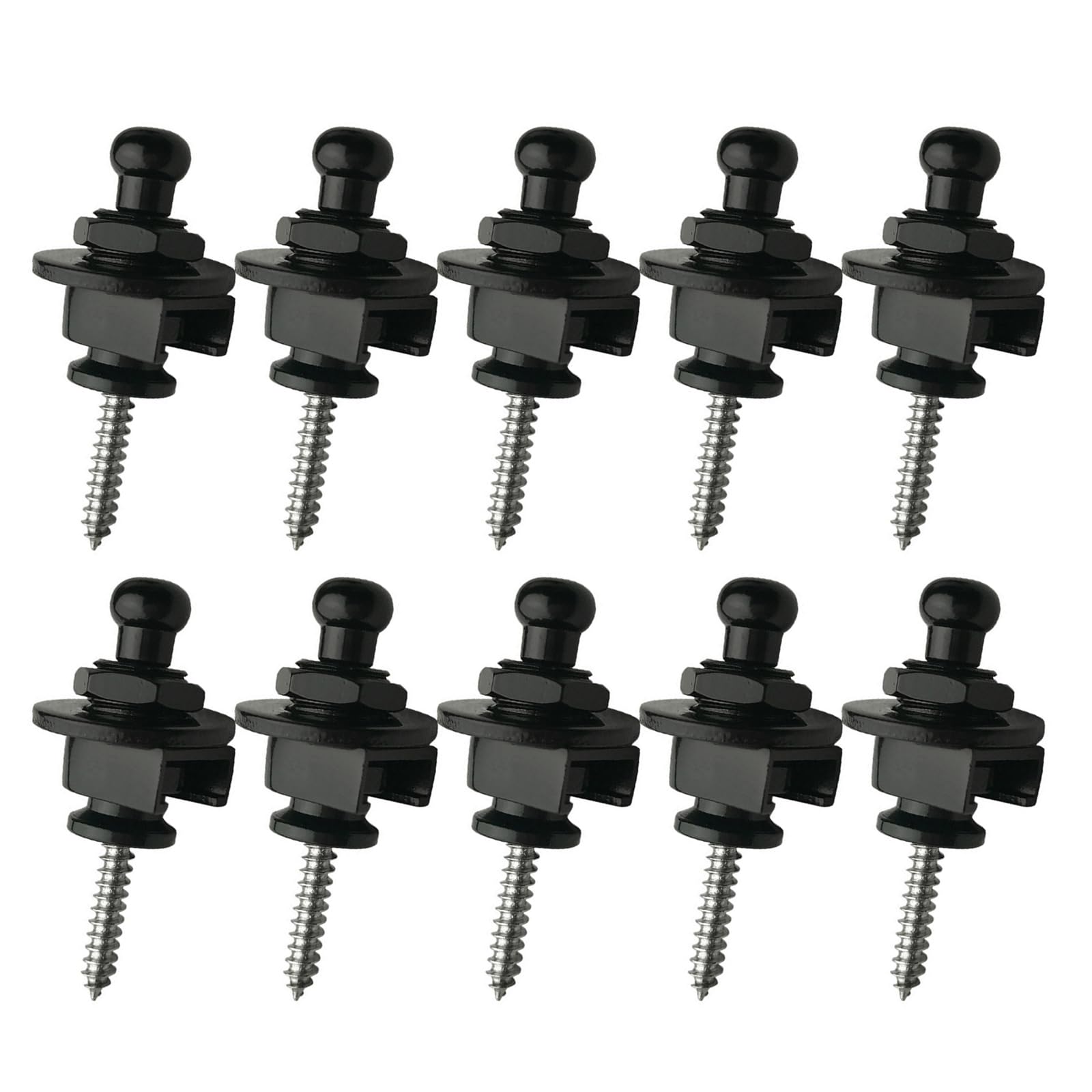 Accessoires sécurité basse sangle guitare contre le décrochage en métal